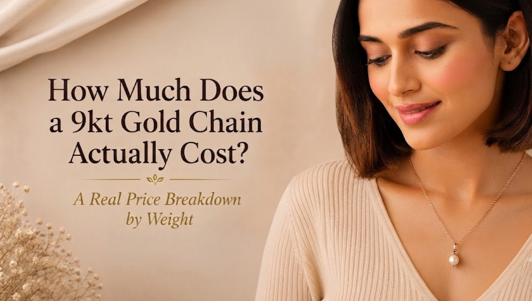 How Much Does a 9kt Gold Chain Actually Cost? A Real Price Breakdown by Weight