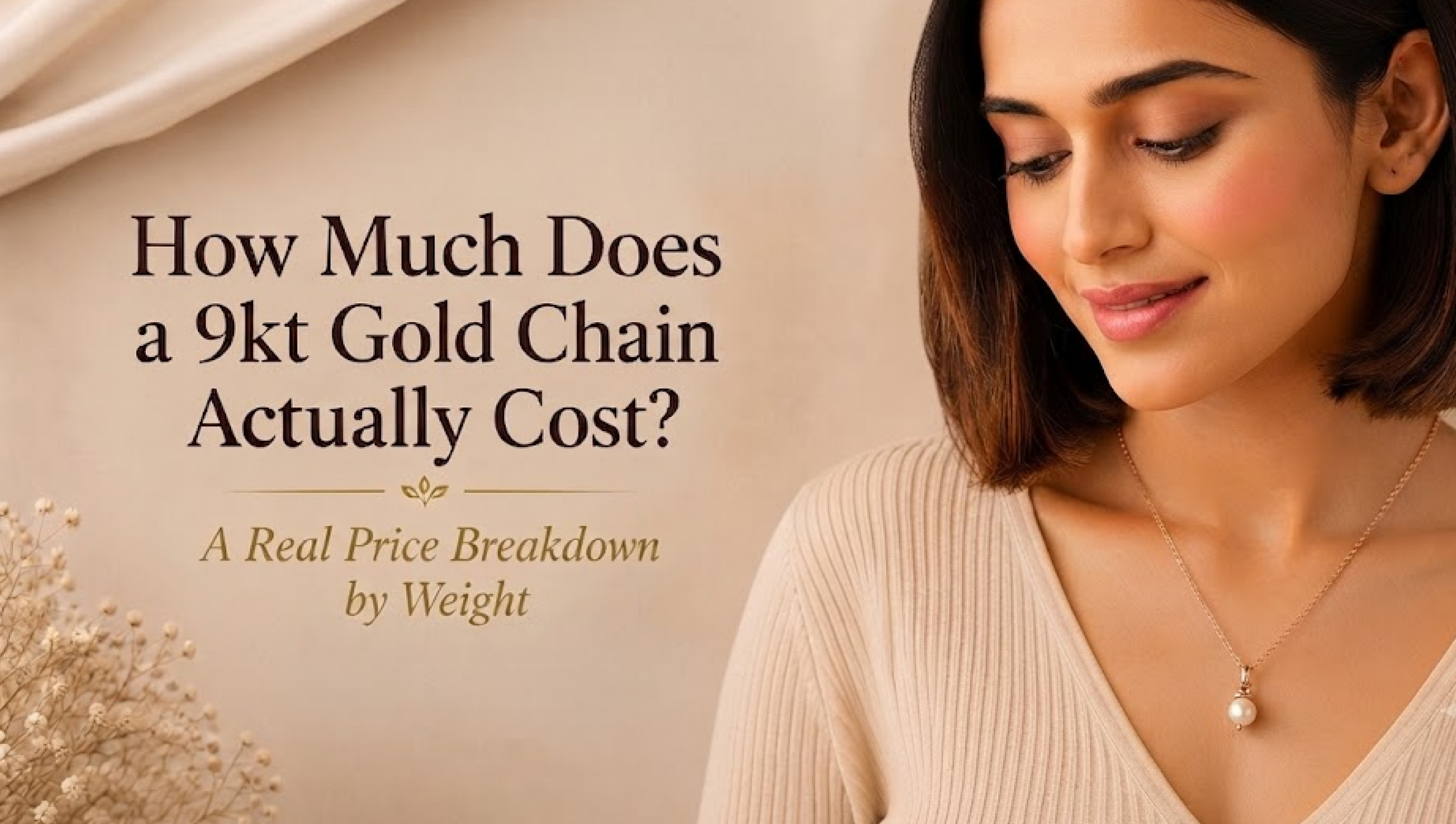 How Much Does a 9kt Gold Chain Actually Cost? A Real Price Breakdown by Weight
