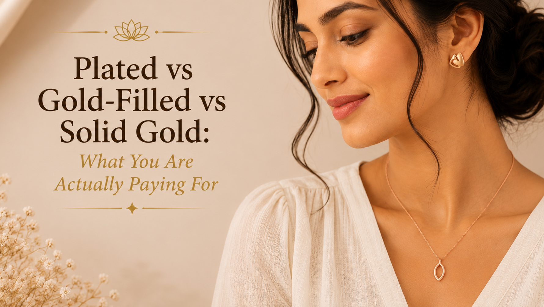 Plated vs Gold-Filled vs Solid Gold: What You Are Actually Paying For