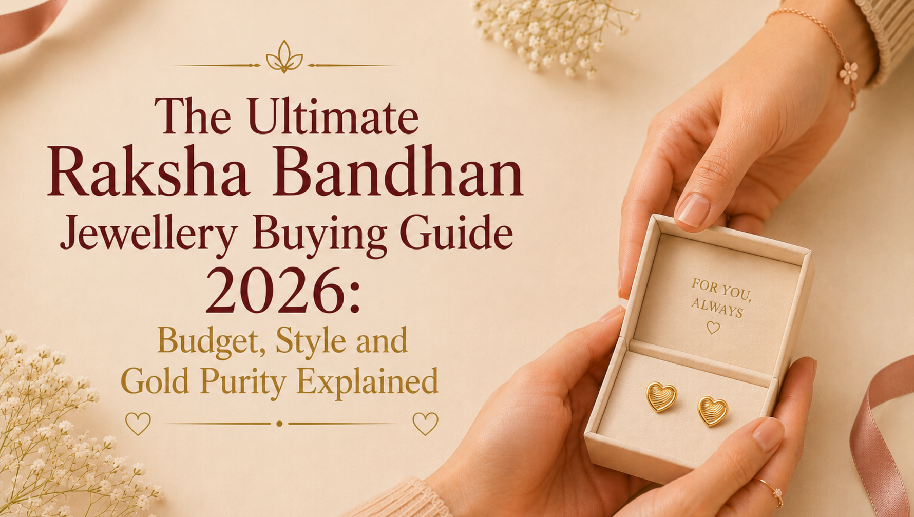 The Ultimate Raksha Bandhan Jewellery Buying Guide 2026: Budget, Style and Gold Purity Explained