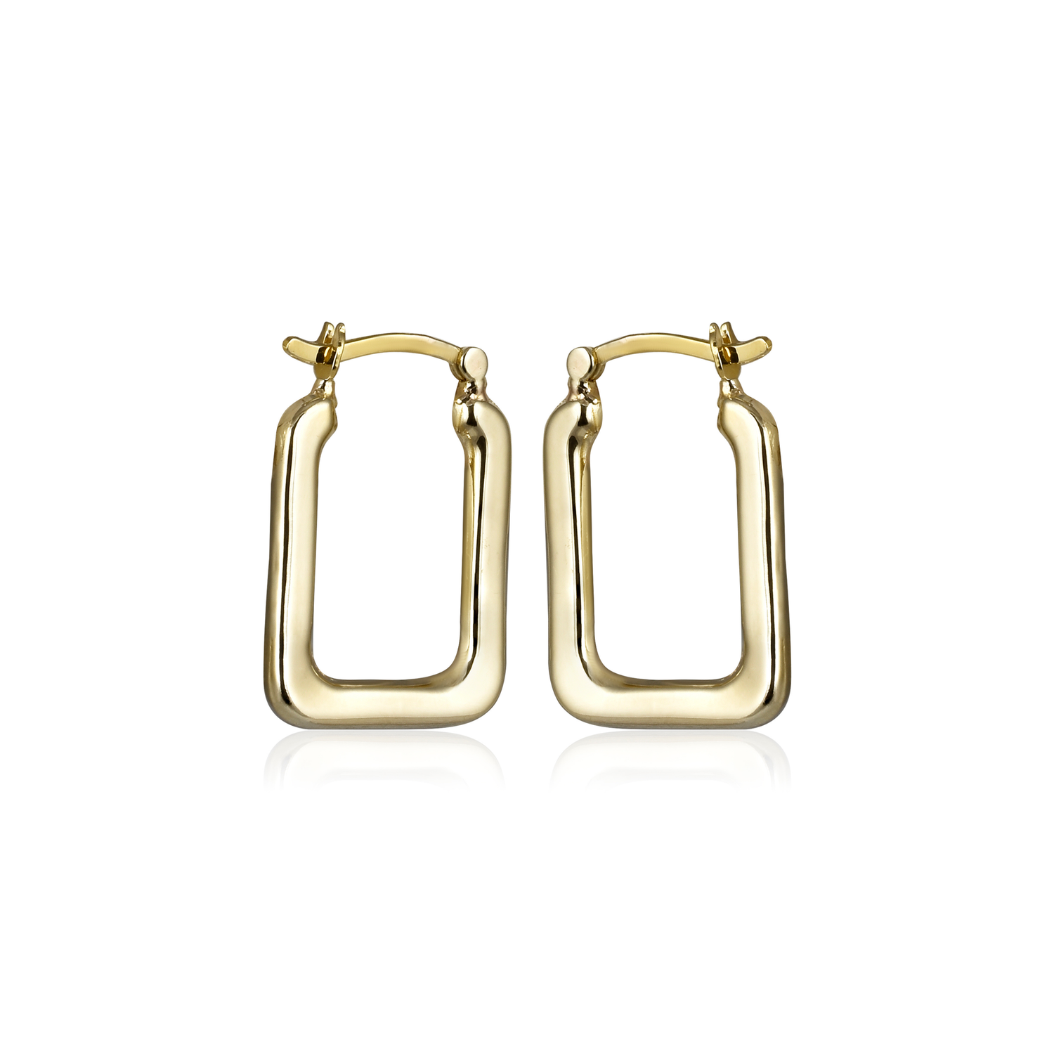 Golden Frame Hoops