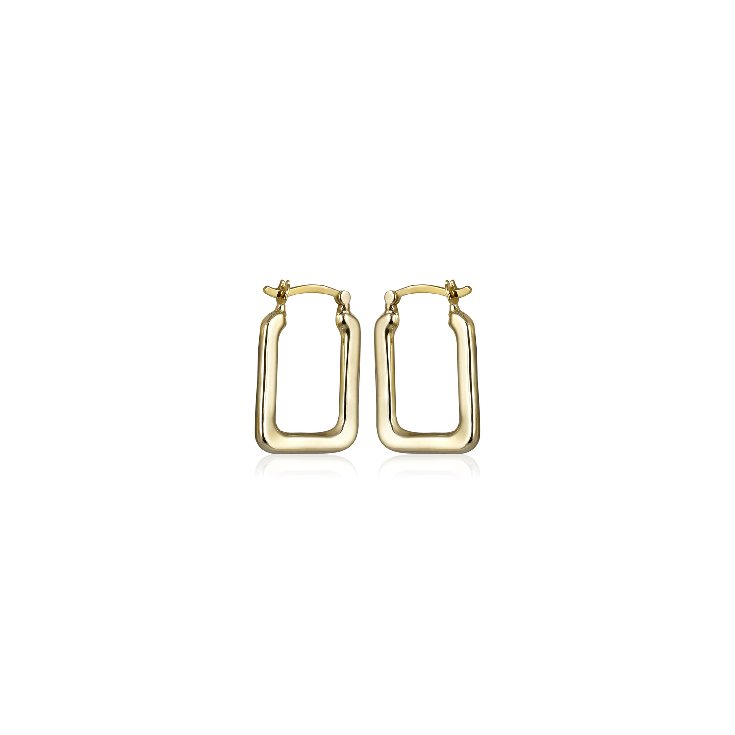 Golden Frame Hoops