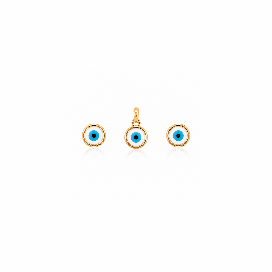 Evil Eye Pendant Set