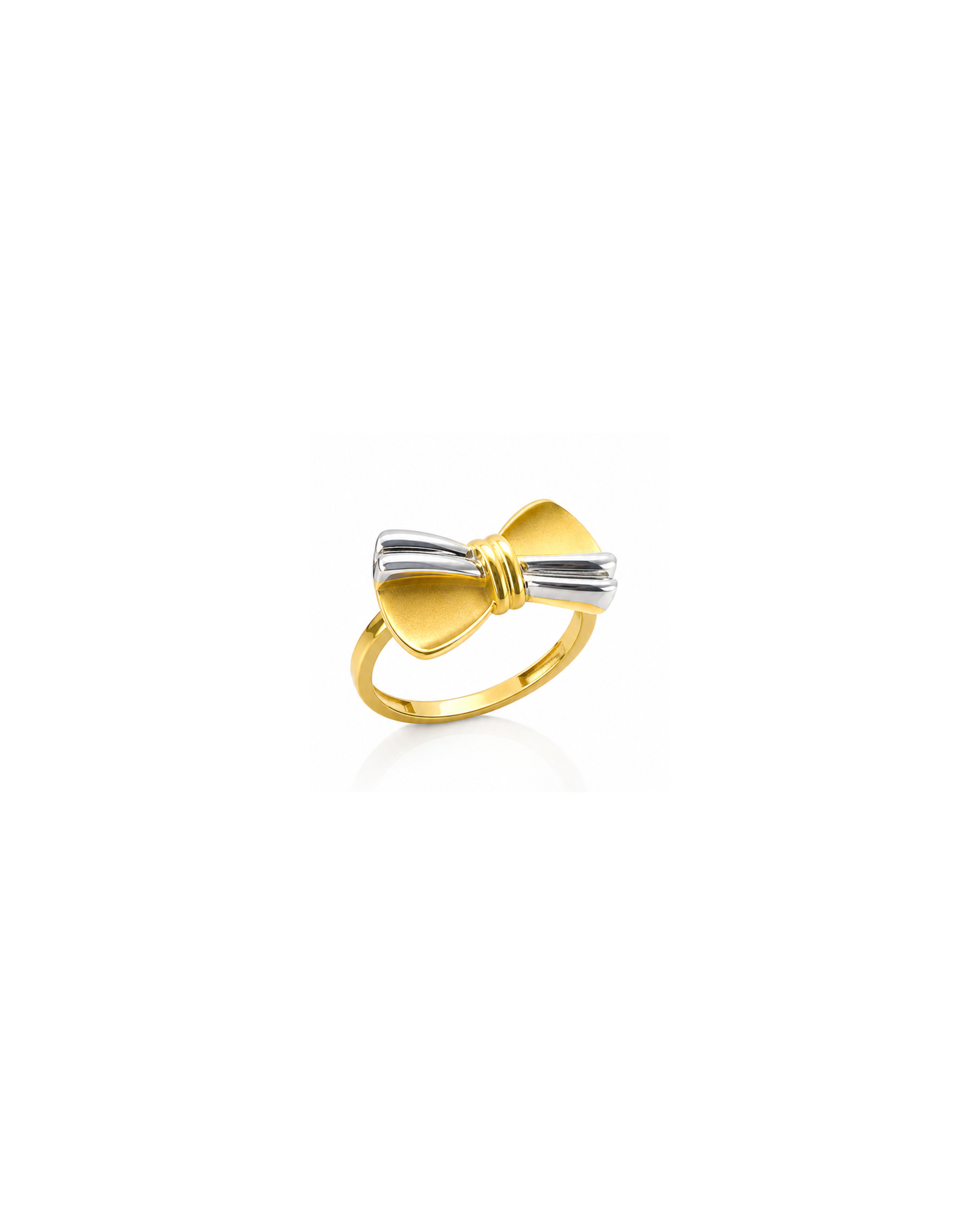 Celine Two-Tone Bow Ring