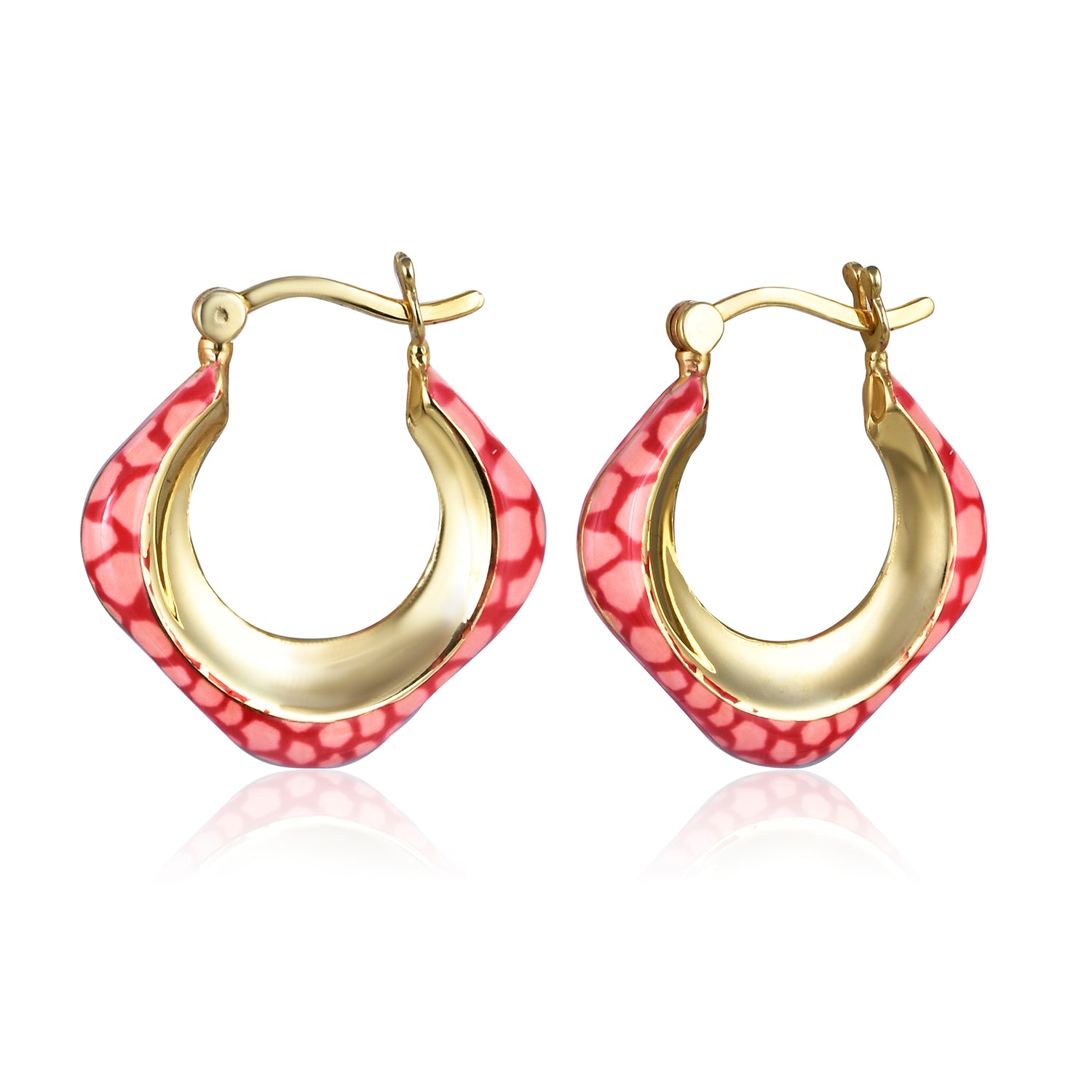 Rose Serpant Hoops | Square