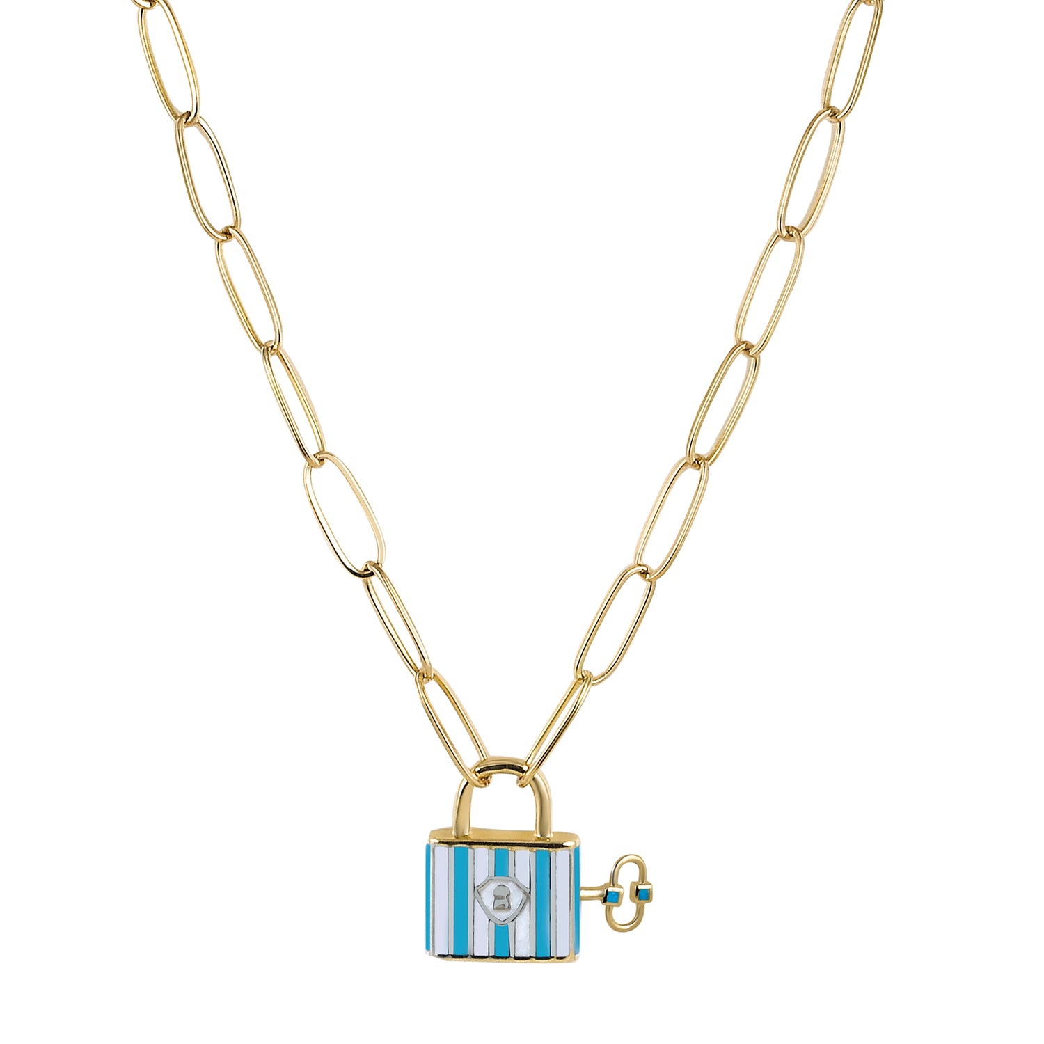 Love Locked Pendant Chain