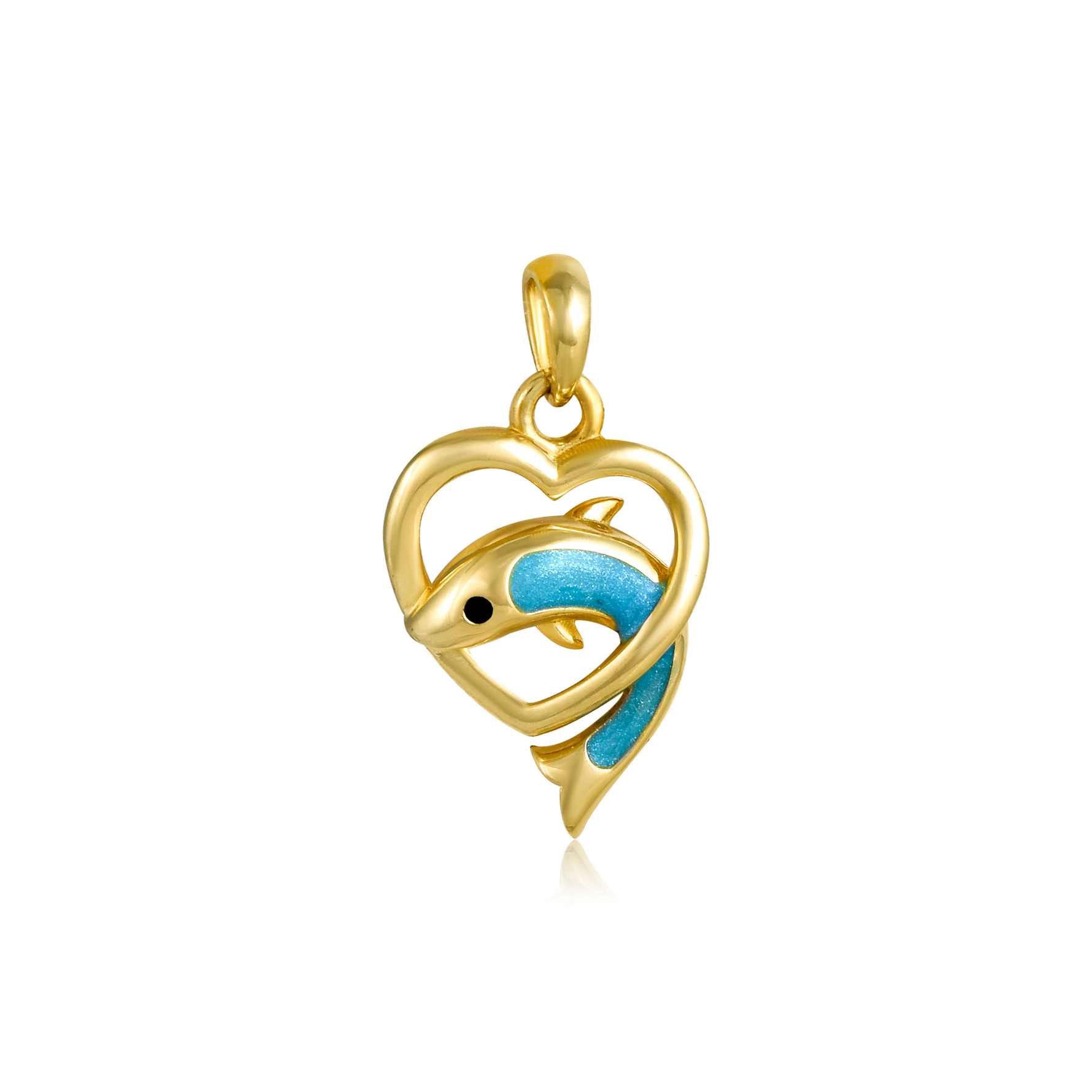 Aqua Heart Pendant