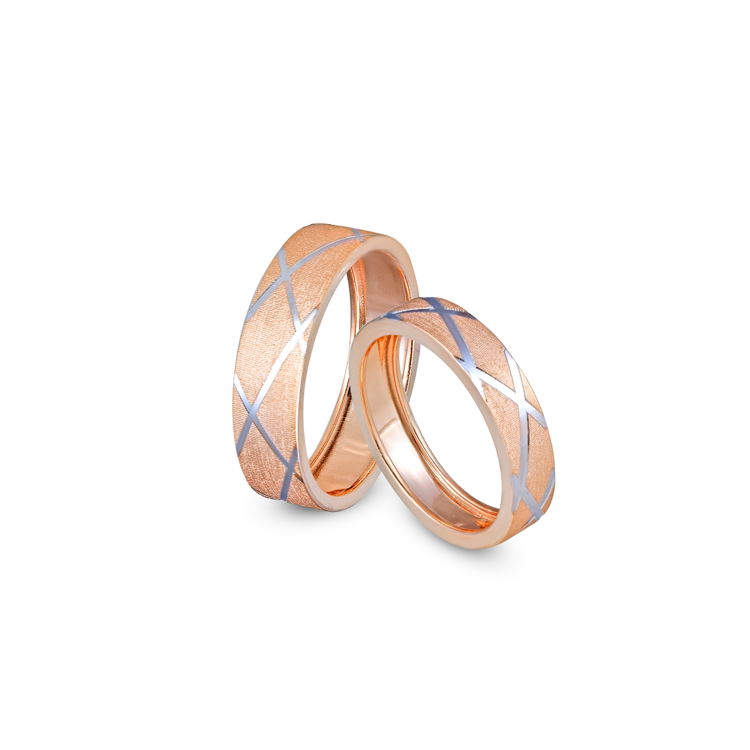 Crossline Gold Ring