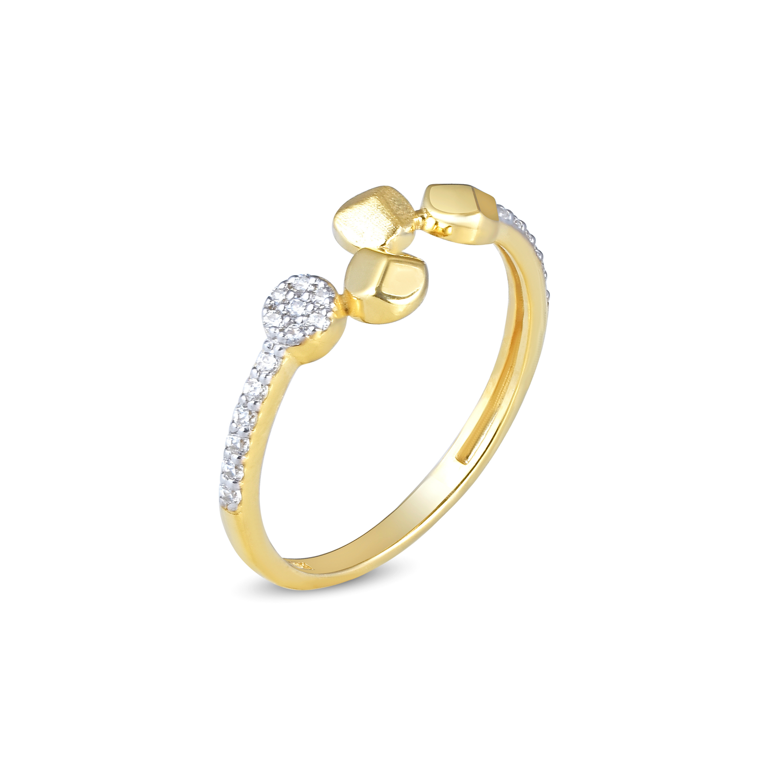 Serene Stone Gold Ring