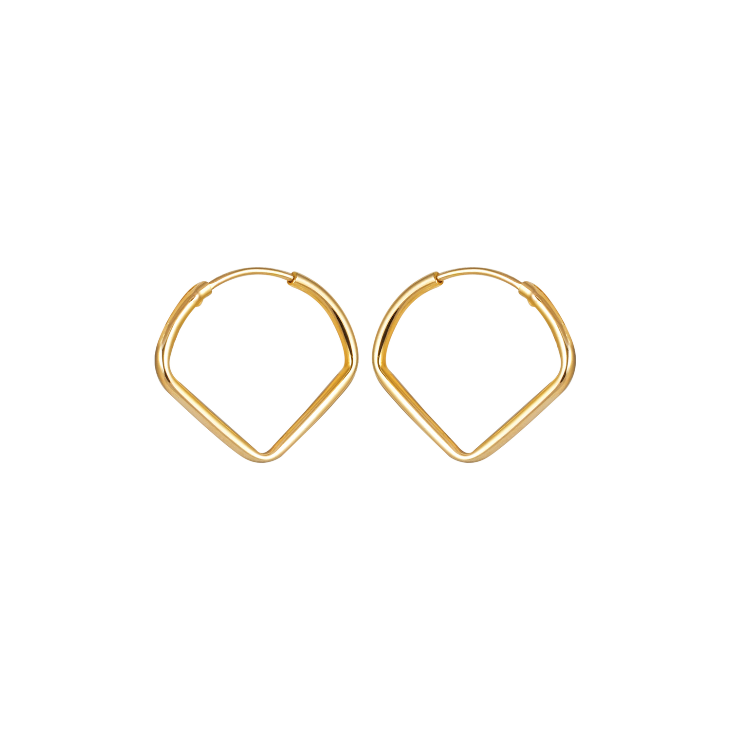 Waffle Plain Earrings