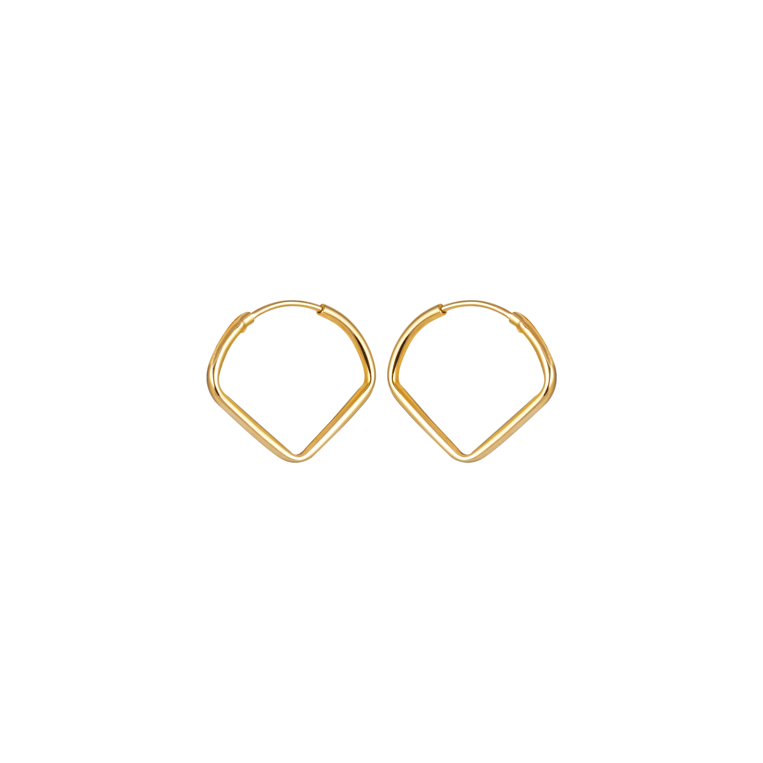 Waffle Plain Earrings