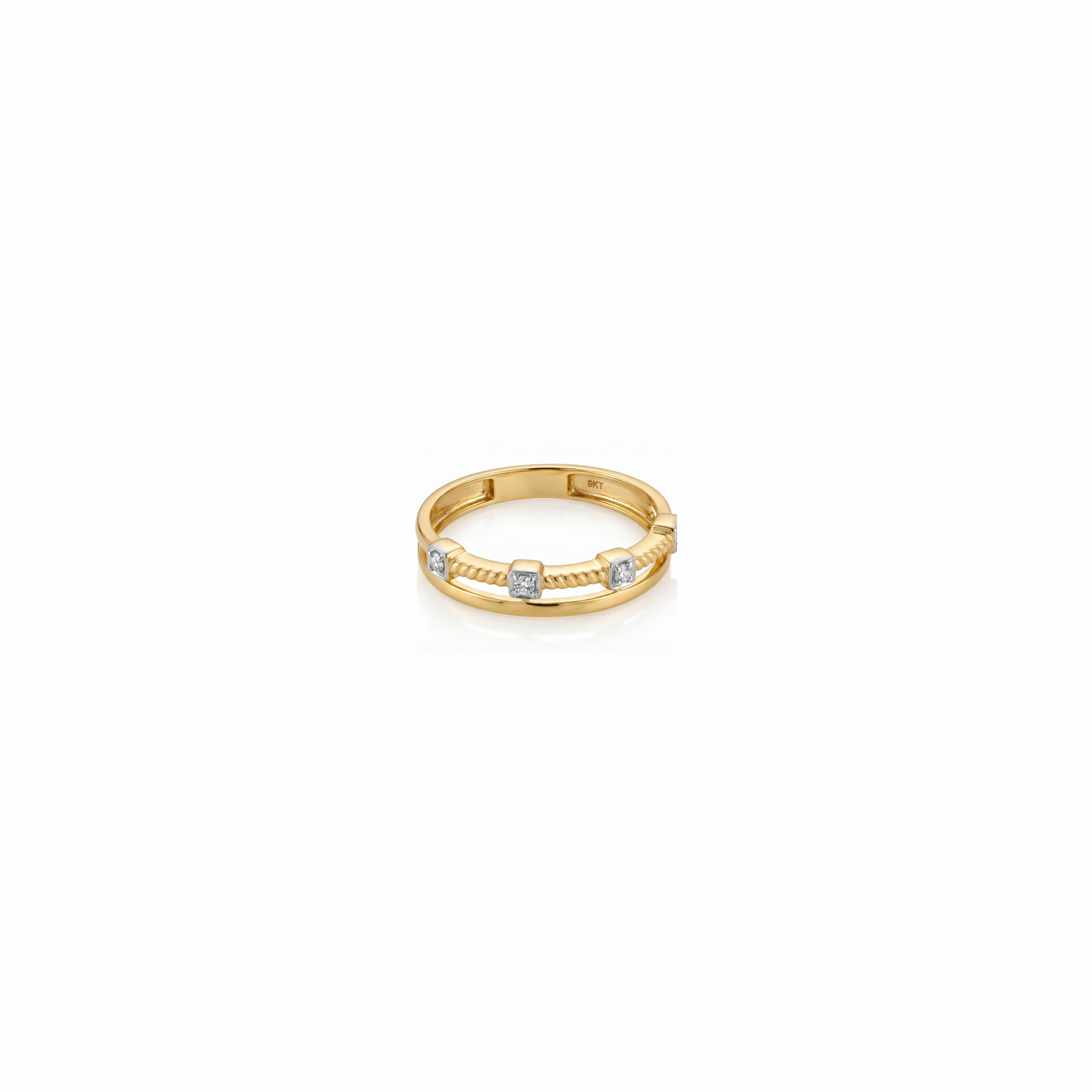 Amelie Dual-Band Ring