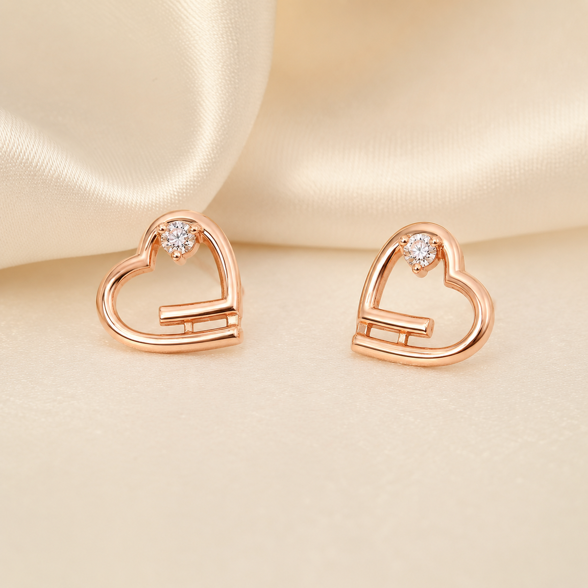London Heart Studs
