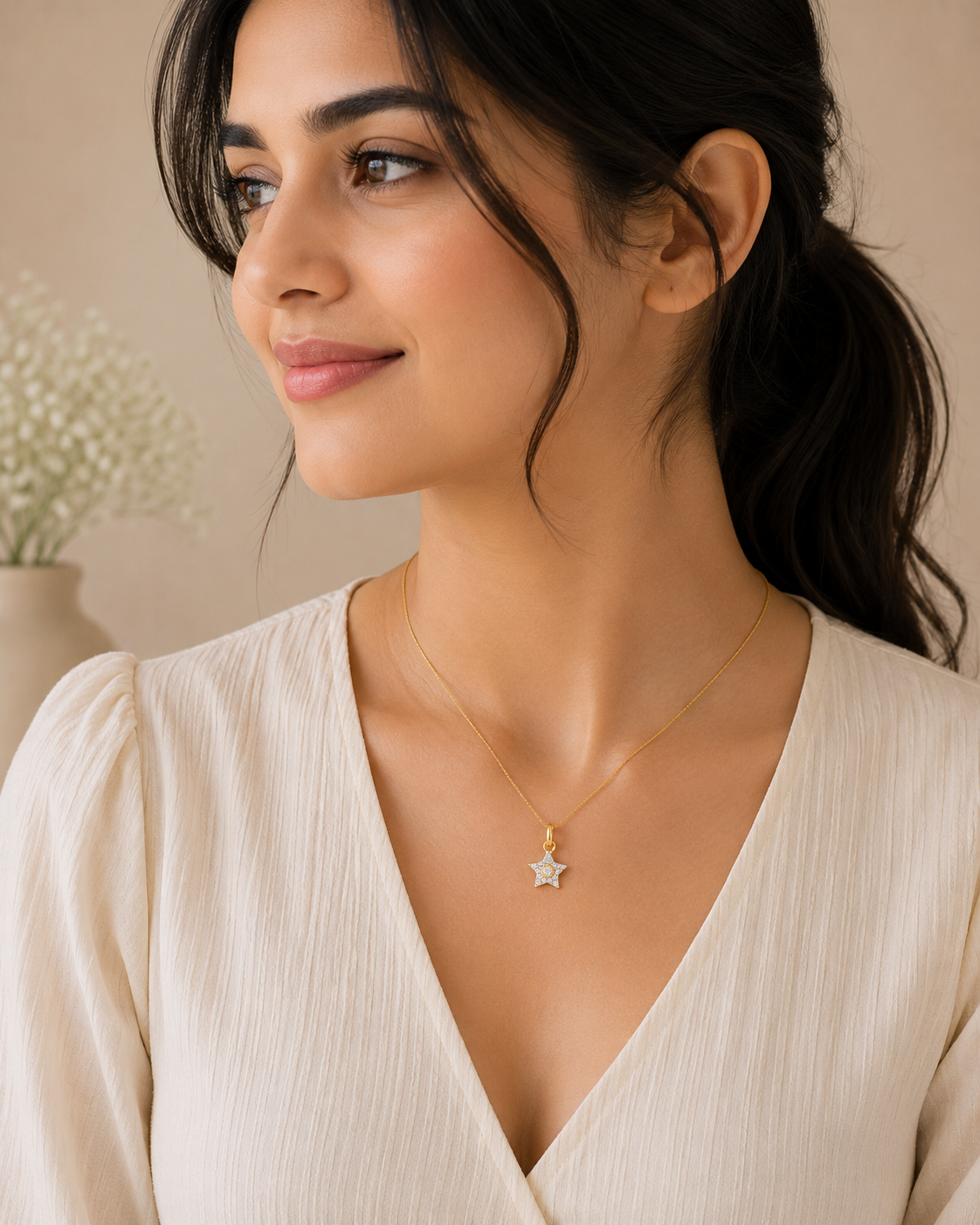 Diamond Star Pendant