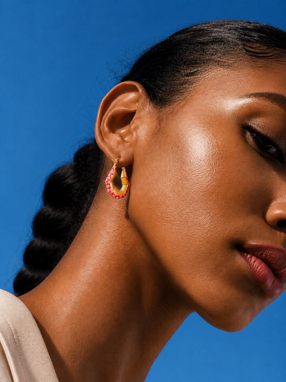 Rose Serpant Hoops | Hexa