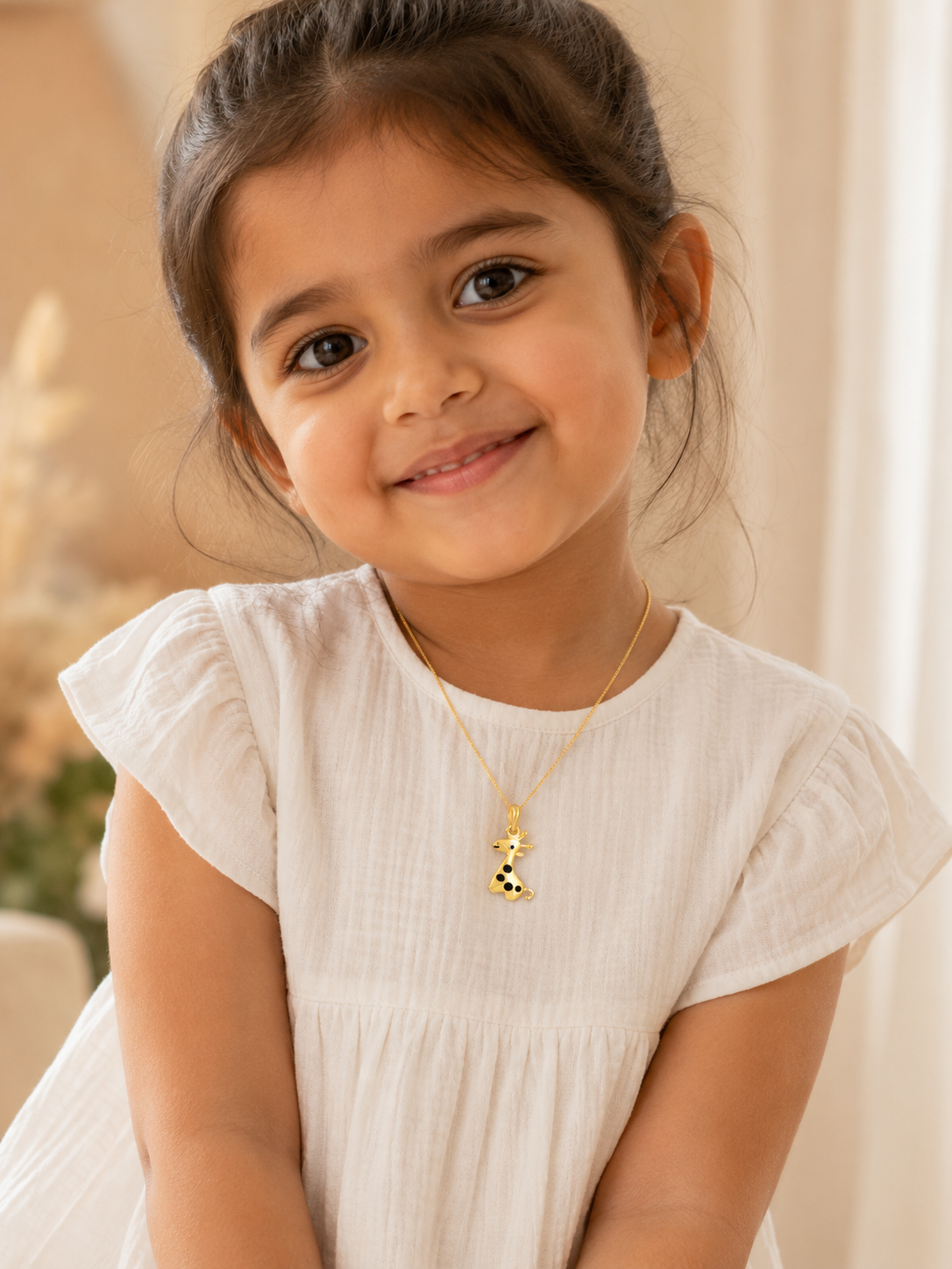 Golden Giraffe Pendant