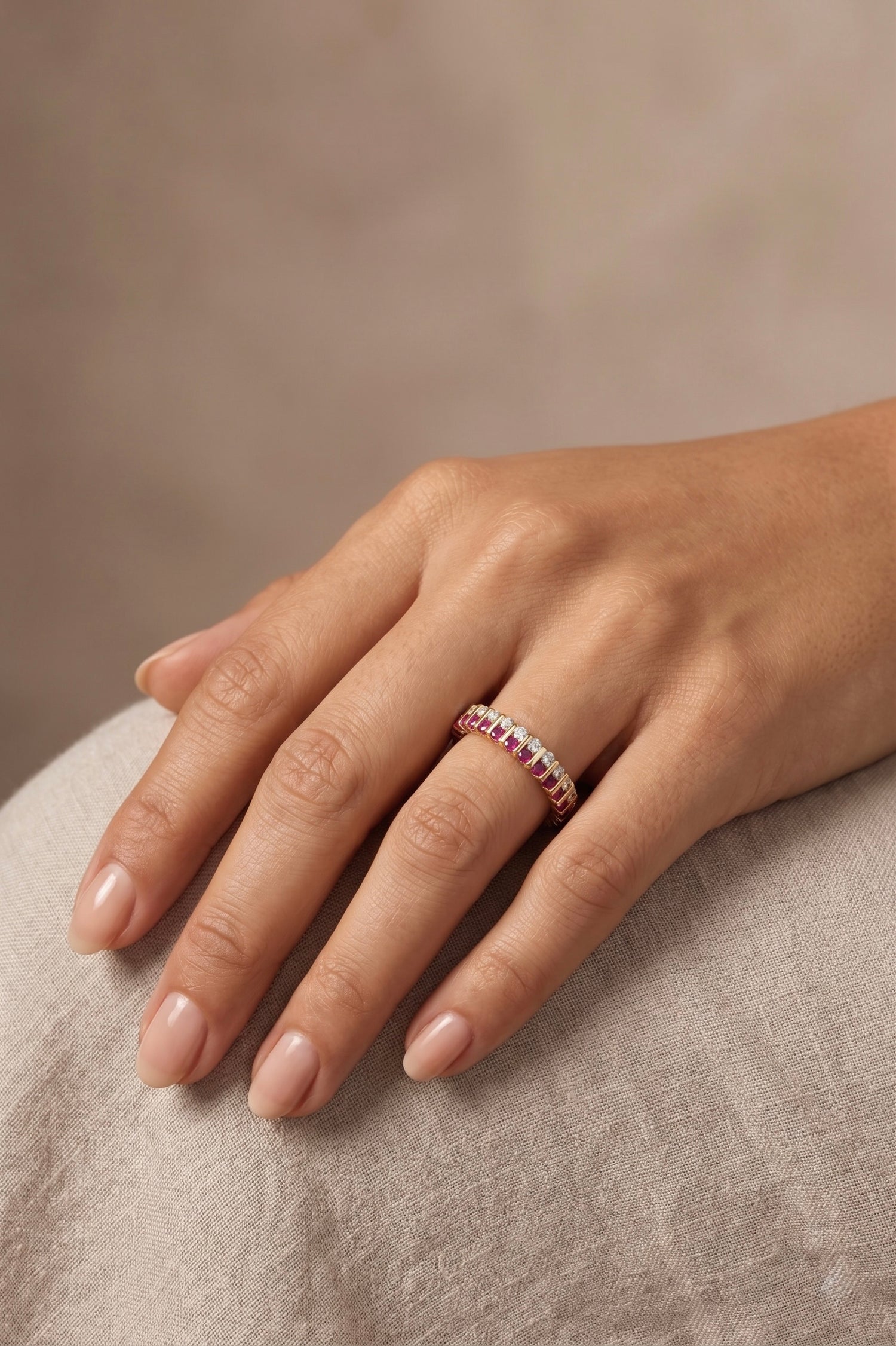 Crystaline Ruby Ring