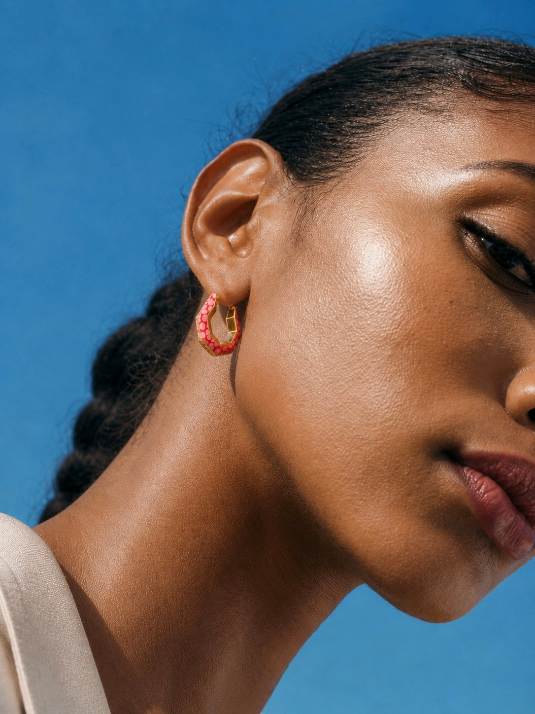 Rose Serpant Hoops | Hexa