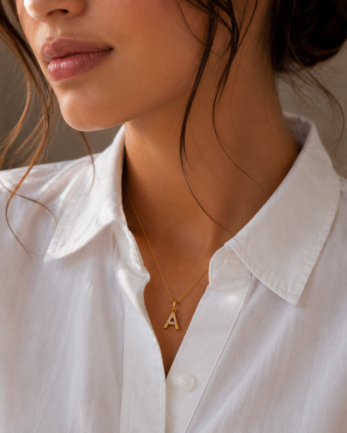 S Initial Pendant