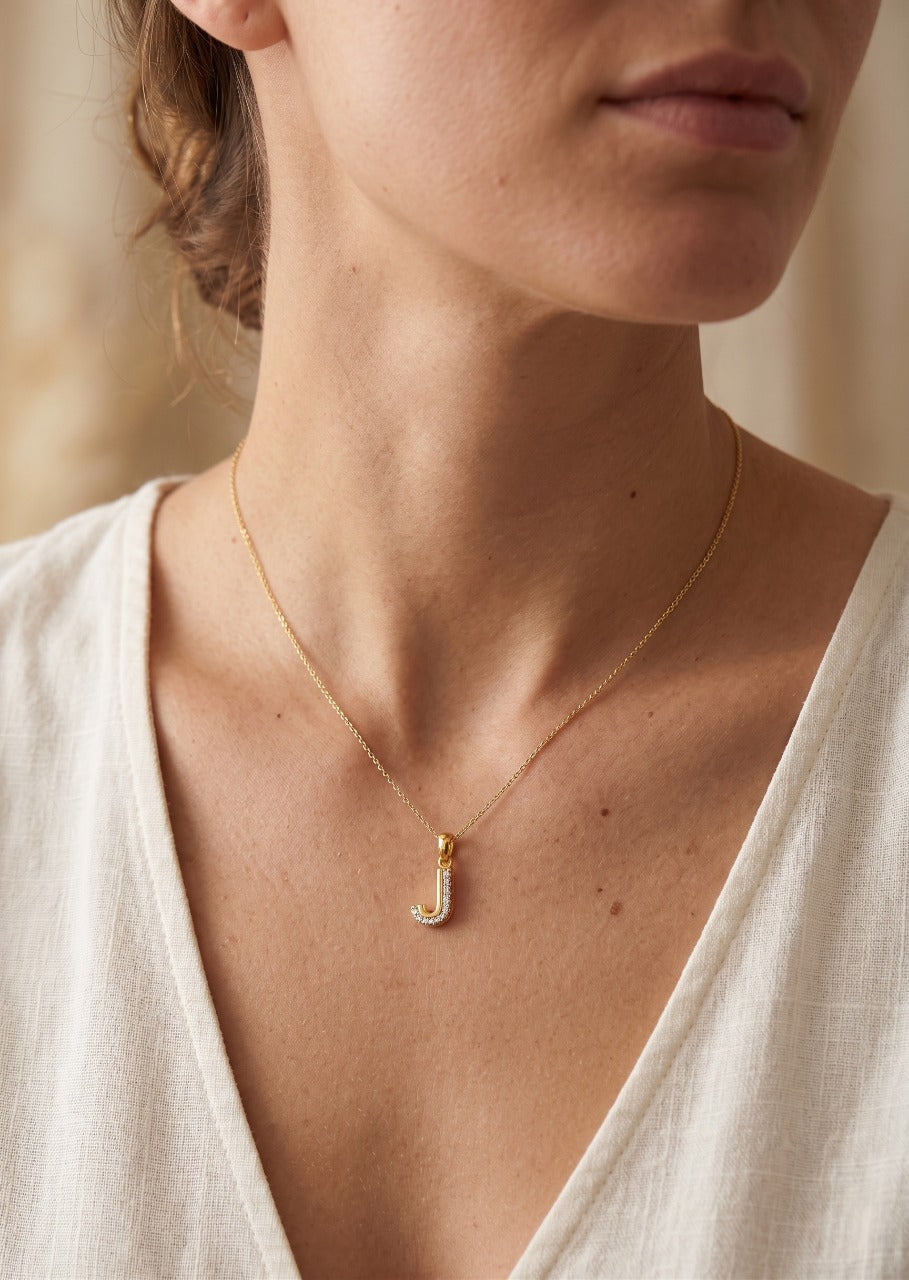 J Initial Pendant