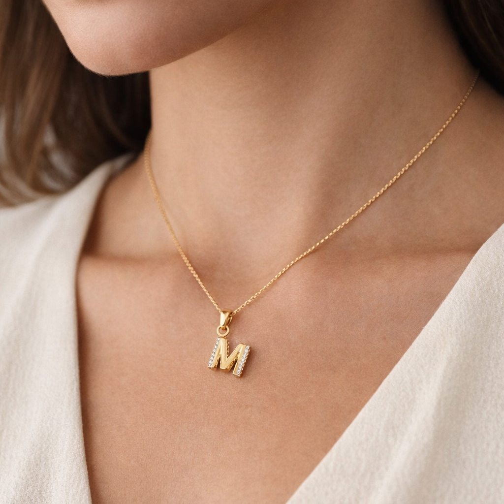 M Initial Pendant