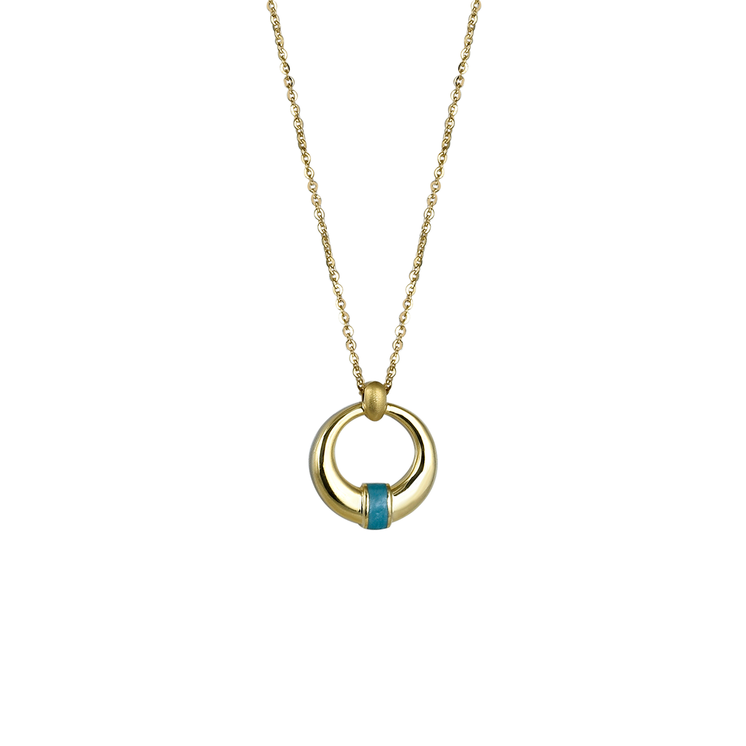 Blue Orbella Pendant Chain