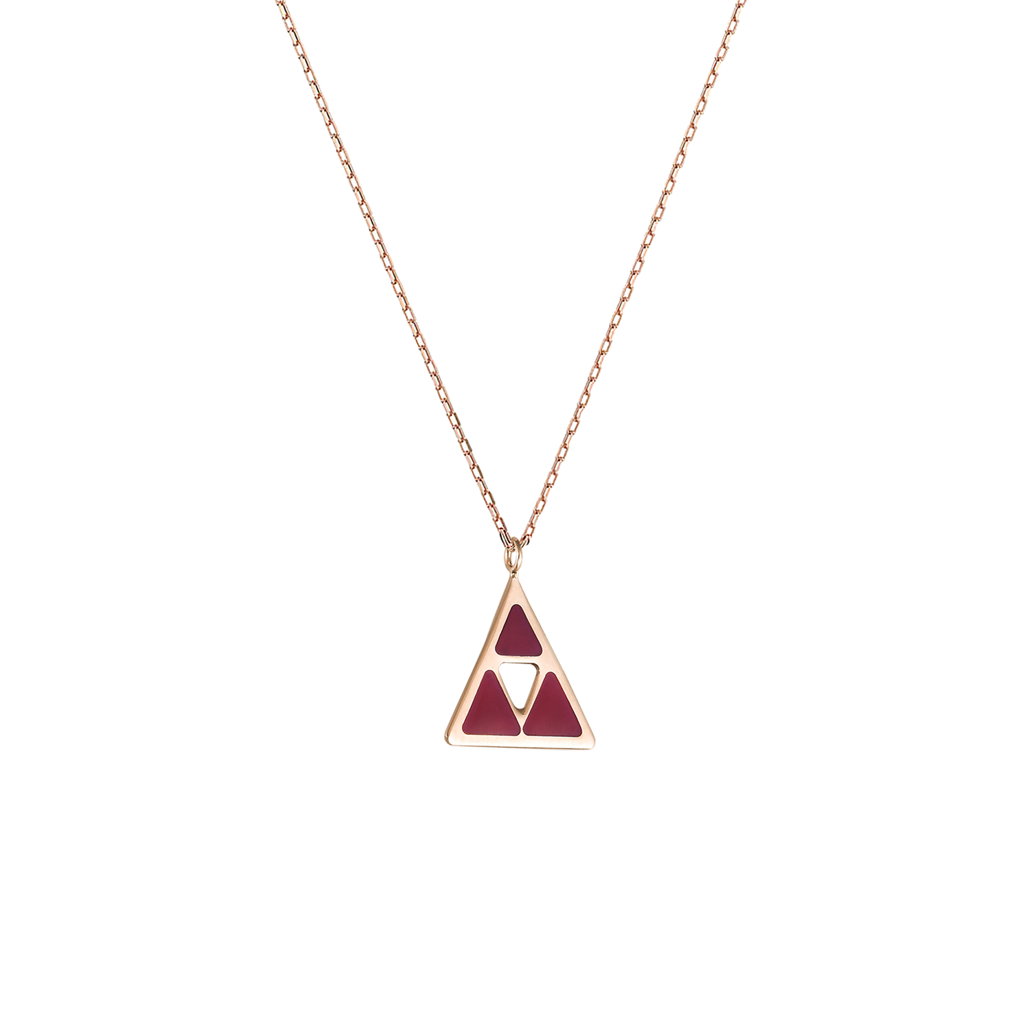Crimson Emberline Pendant