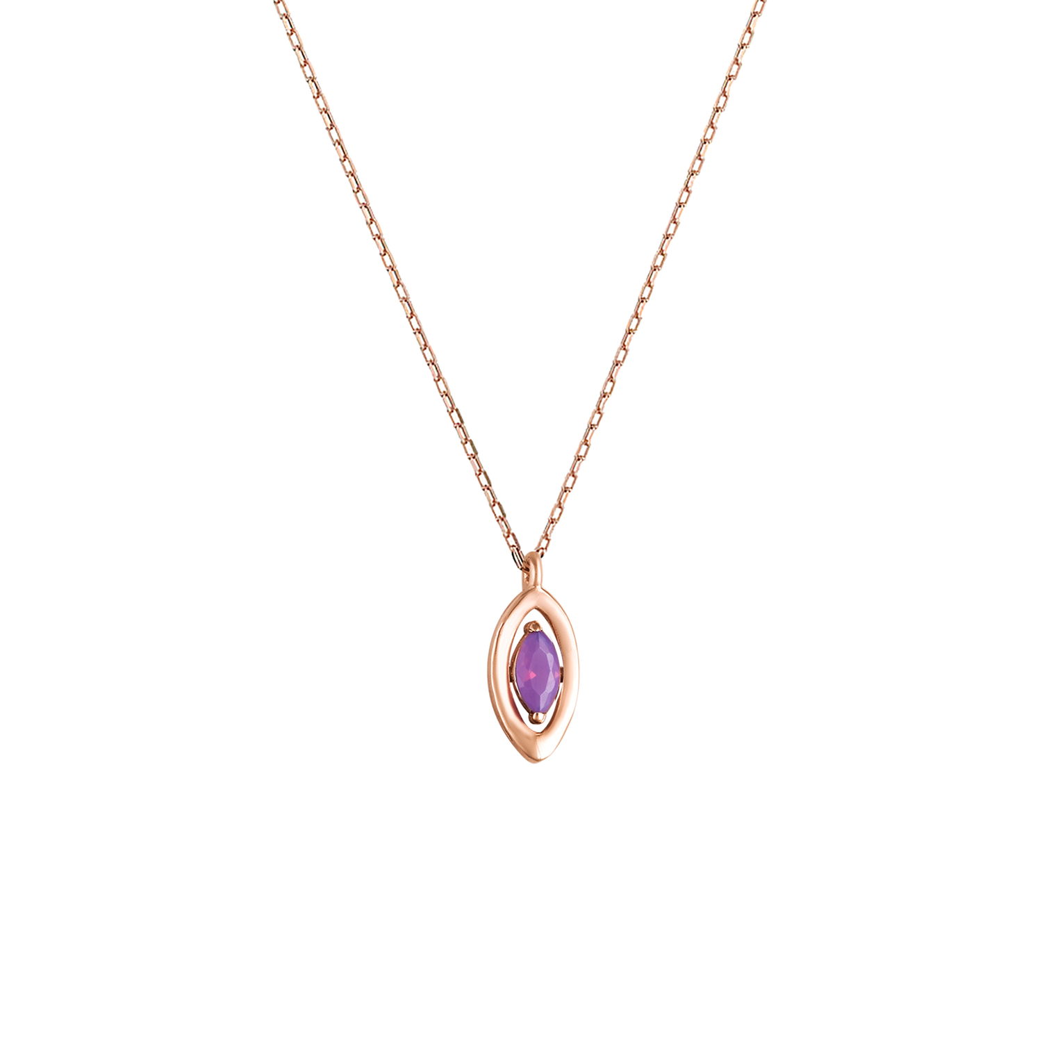 Lilac Lustre Pendant Chain