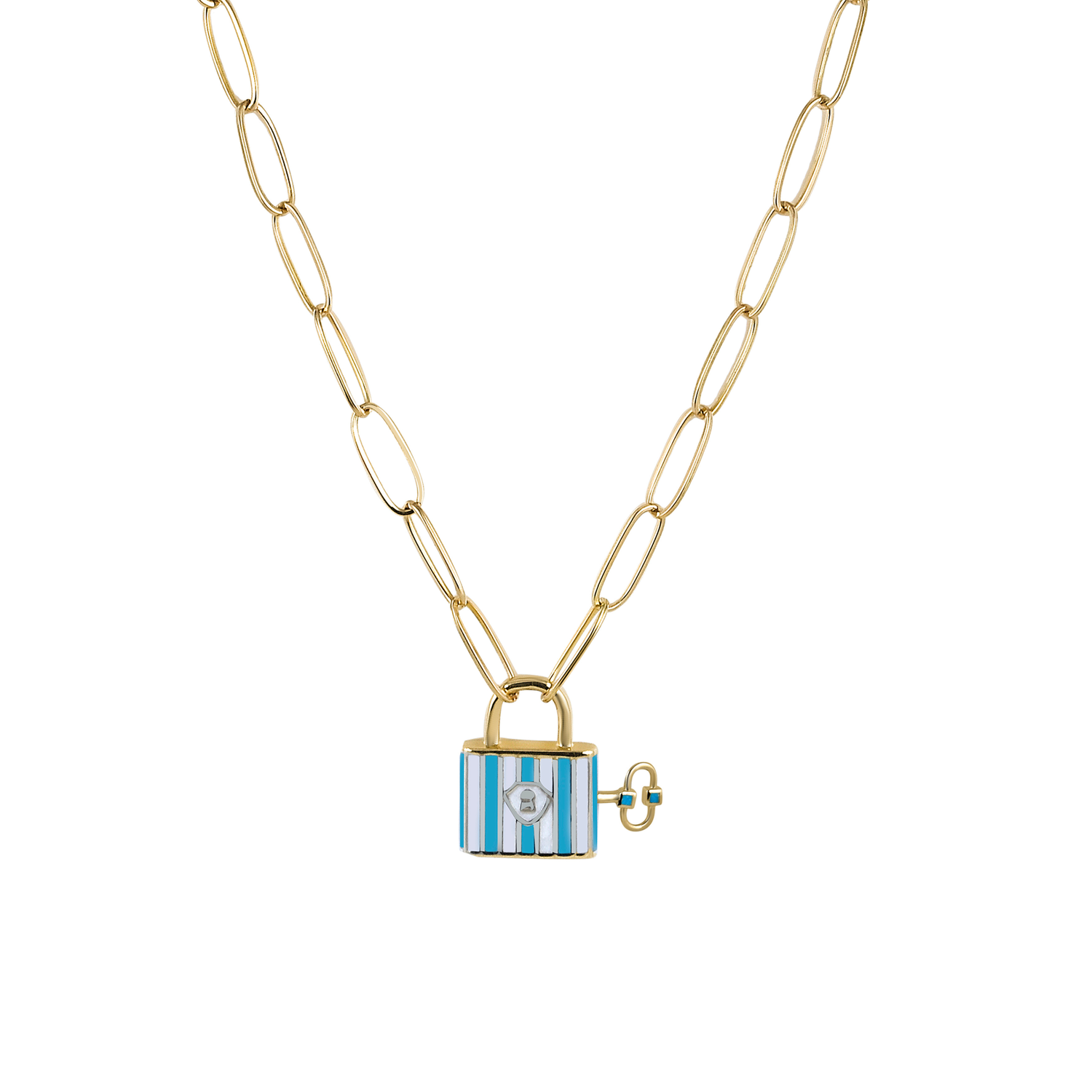 Love Locked Pendant Chain