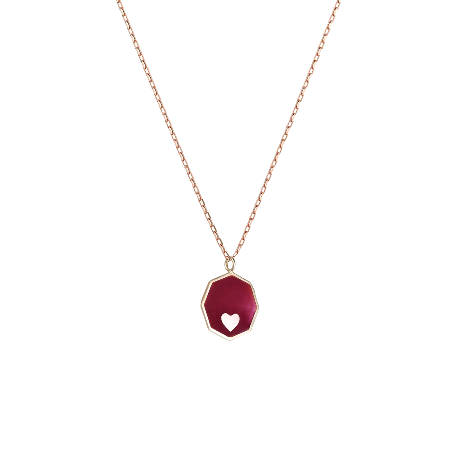 Ruby Hexa Pendant