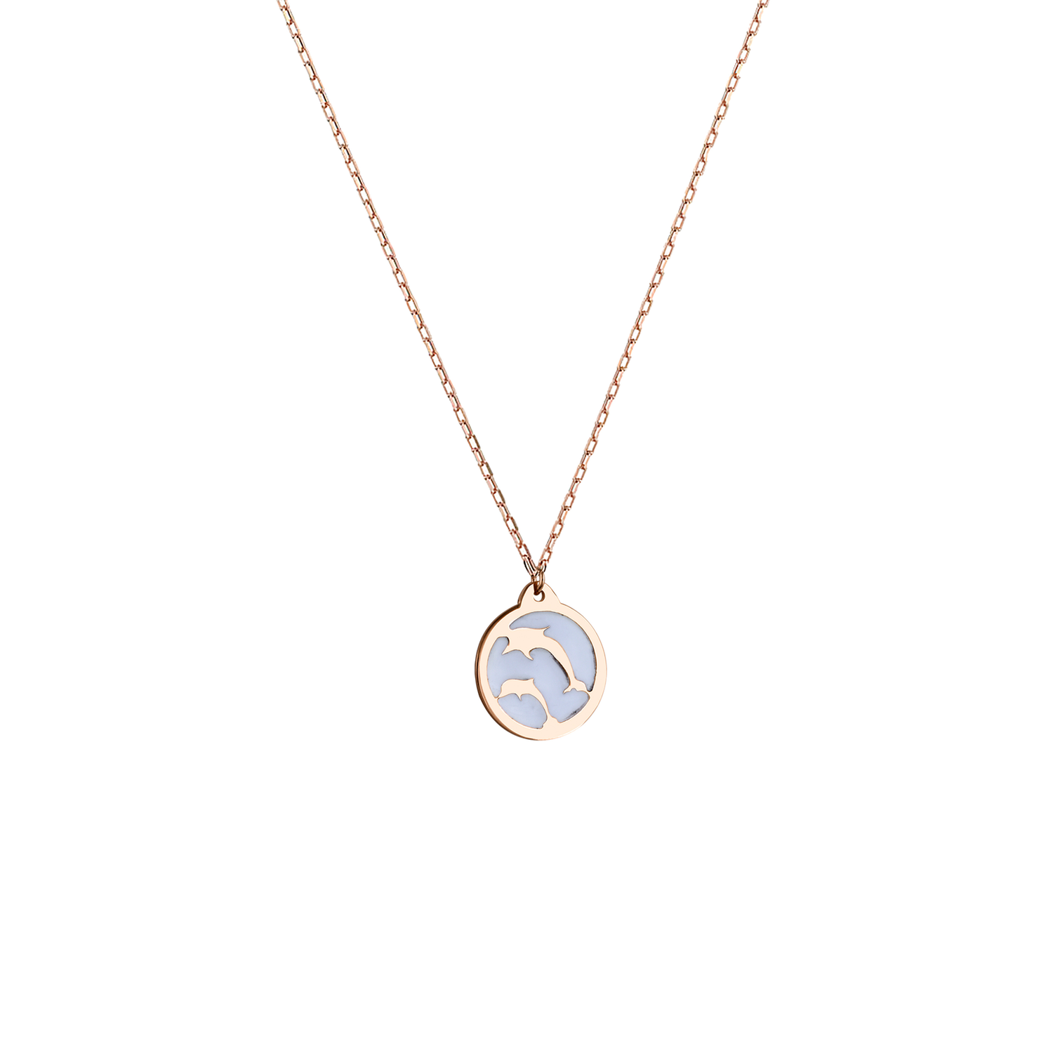 White Dolphin Pendant