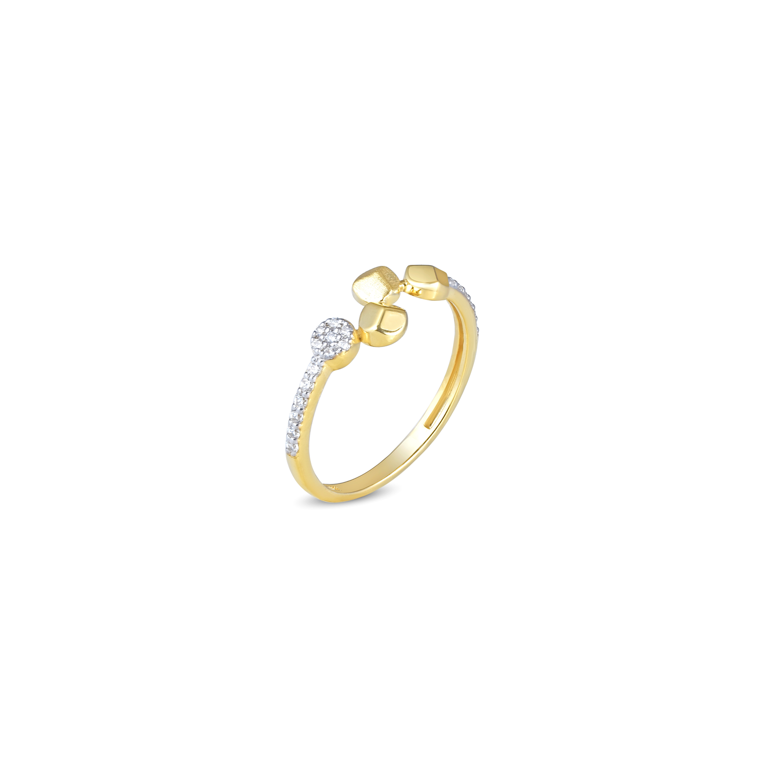 Serene Stone Gold Ring