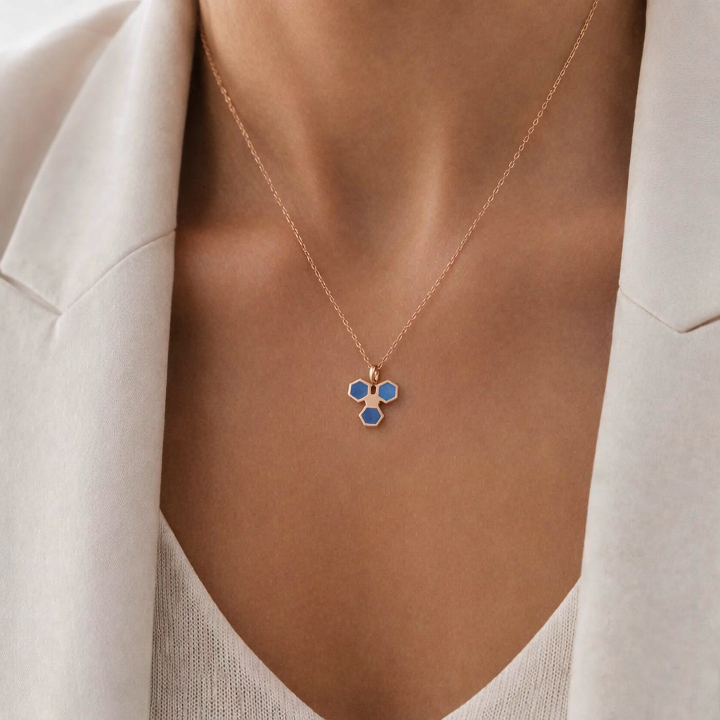 Trielle Iris Pendant