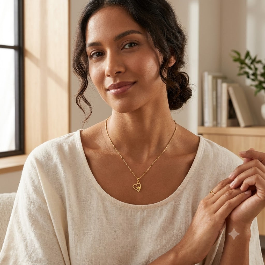 Amora Floating Heart Pendant