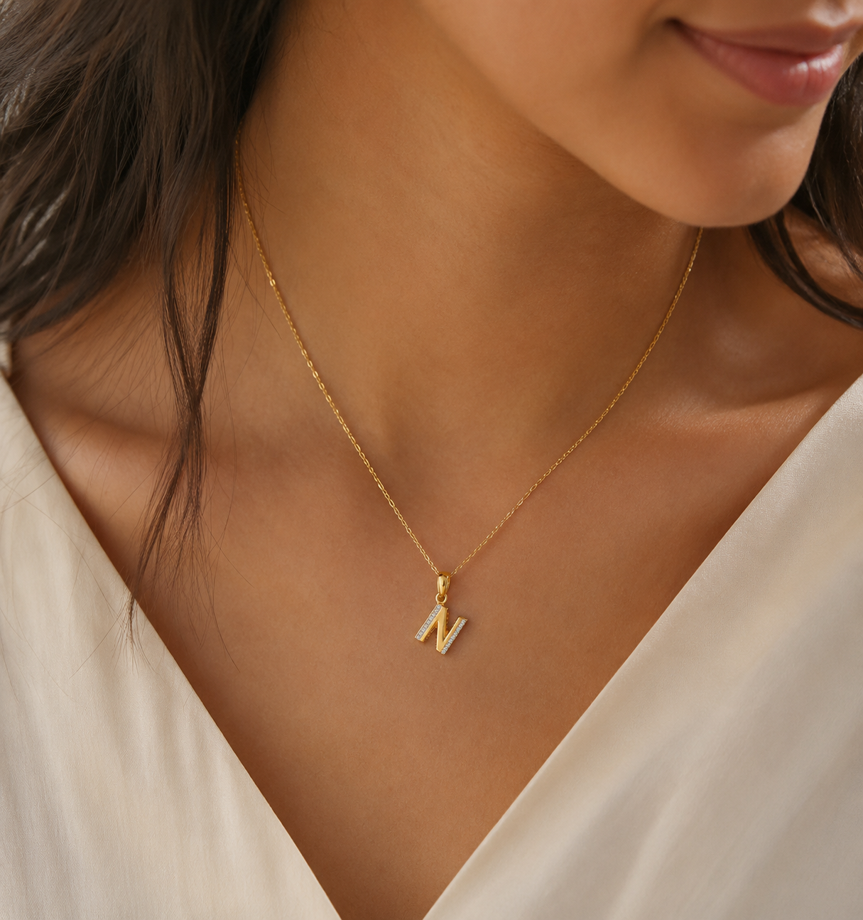 N Initial Pendant