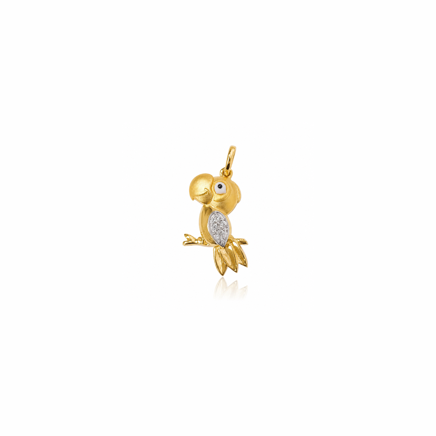 Golden Parrot Pendant