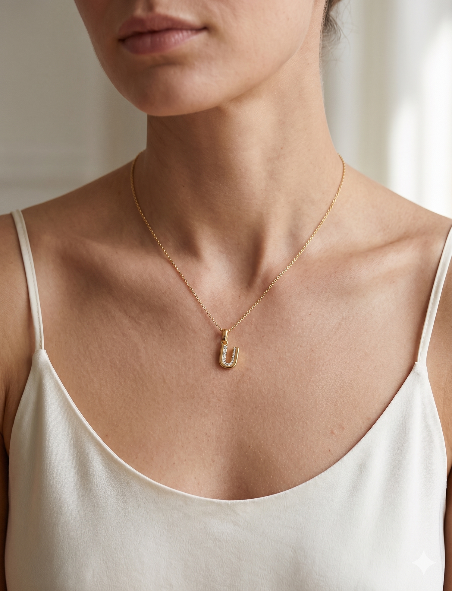 U Initial Pendant